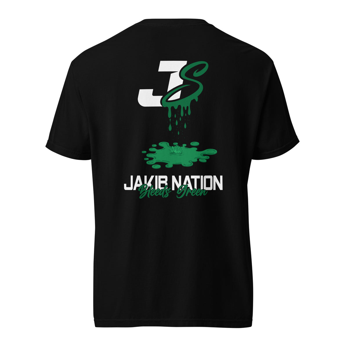 Bleed Green Tee - White Logo