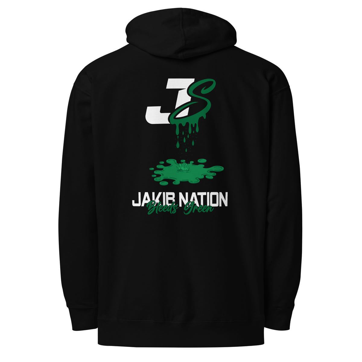 Bleed Green Hoodie - White Logo